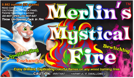Mystical Fire Merlin’s Fire Colorant Vibrant Long-Lasting Pulsating Flam... - £17.44 GBP