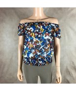 INC Women&#39;s Multi-Color Printed On/Off-Shoulder Peasant Blouse NWT P/P - £9.90 GBP