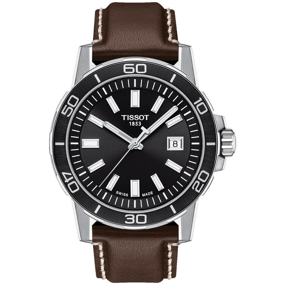 Primary image for Tissot Men's Supersport Black Dial Watch - T1256101605100