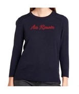 NWOT BANANA REPUBLIC Au Revoir Embroidered Merino Wool Sweater Size Medium - €37,03 EUR