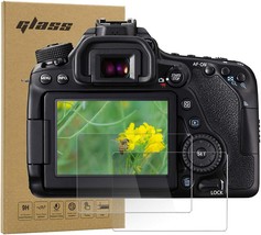 Tempered Glass Screen Protector for Canon EOS 90D 80D 70D T7i 800D T6s 760D T6i  - £16.52 GBP