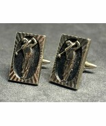 Vintage Art Deco Golf Cufflinks Pat. 1444883 1920s Men’s Dress Accessories - $123.15 CAD
