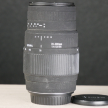 Sigma 70-300MM 1:4-5.6 DG Telephoto Zoom Lens for Canon EOS DSLR Camera *GOOD* - $74.24