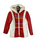 Vintage 70s Anti-Gliss Ski Jacket Women&#39;s Size M Faux Fur Tim Hood Snow ... - $51.60 CAD