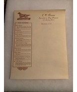 Vintage DOG Veterinarian LETTER HEAD  - DOG MEDICINES &amp; DISEASES - UNUSED - $374.82 MXN