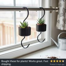 Hanging Hummingbird Feeder Ant Moat Black Rust Resistant Steel Easy to U... - $9.40