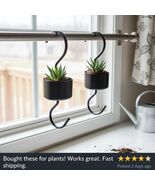 Hanging Hummingbird Feeder Ant Moat Black Rust Resistant Steel Easy to U... - $13.28 CAD