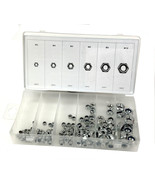 150pcs 304 Stainless Steel Nylon Insert Hex Lock Nut Assortment Kit Self... - $12.19