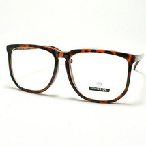 Unico Quadrato Occhiali da Vista Smanettone Nerd Moda Lenti Trasparenti - £5.50 GBP