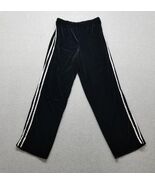 Lew Magram Pants Womens Medium Black Velour Stripes Made In USA - $562.05 MXN