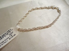 Giani Bernini 7-1/4&quot; Sterling Silver Twisted Link Bracelet B1000 - $38.40