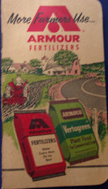 Vintage Armour Fertilizer Gift Pocket Notebook 1960 - £3.11 GBP