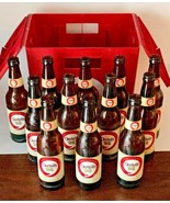 Oertel&#39;s &#39;92 Case of Bottles Long Neck Oertels 92 Bottle 12 w/ Hard Plas... - $135.32 CAD