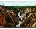 Grand Canyon Needle Yellowstone National Park Wyoming WY Chrome Postcard... - $1.93