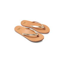 New $169 Beek Sandals 11 Seabird Flip Flop Sandal Platinum Honey Women&#39;s 11 - £75.12 GBP