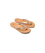 New $169 BEEK Sandals 11 Seabird Flip Flop Sandal PLATINUM  HONEY Women&#39;... - £73.94 GBP