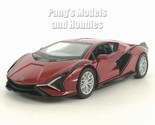 5 inch Lamborghini Sian FKP 37 - 1/40 Scale Diecast Model - Red - $14.84