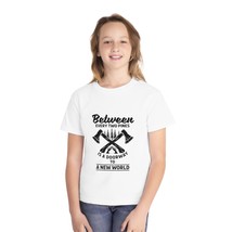 Kid&#39;s Classic Fit Adventure Tee: Soft, Comfy, 100% Cotton in Black and W... - £21.05 GBP