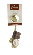 NEW Aussie Naturals Water Buffalo Horn Choy All Natural Chew + Rope Dog Toy - £7.13 GBP