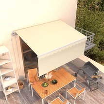 vidaXL Retractable Awning Cream - $824.55