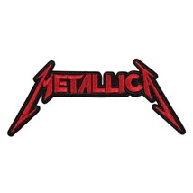 Metallica Iron On Patch 5.25&quot; Heavy Metal Rock Music Band Embroidered Applique - £2.57 GBP