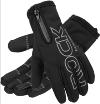 XL Cycling Biking Driving Gloves for Men Women Water Resistant Black Extra Large - £11.98 GBP