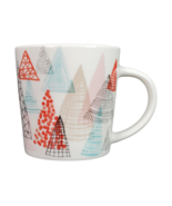 Starbucks 2018 Mug 14 Oz Modern Christmas Tree Red Black Green Trees - $262.68 MXN