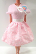 Vtg The Heart Family SCHOOLTIME FUN Moms Pink Teacher Dress (Dress Only) 1988 - £18.76 GBP