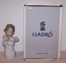 Darling Retired Lladro Spain Porcelain #4538 Praying Angel 5&quot; Figurine In Box - £59.18 GBP