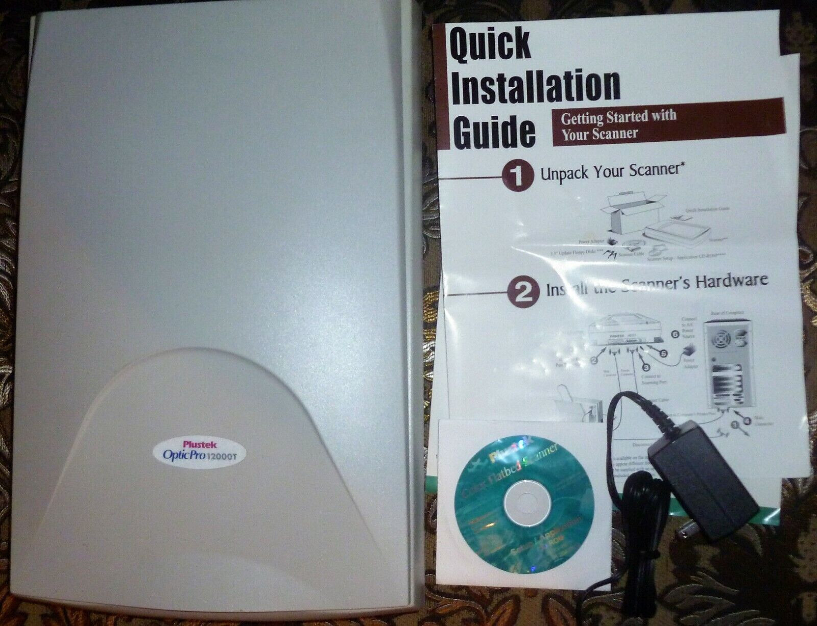 Plustek Opticpro 12000T Flatbed Scanner Documents / Slides / Negatives / Photos Item image 3