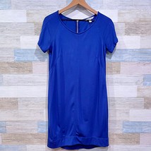 Southern Tide Ponte Raglan Sleeve T Shirt Dress Blue Stretch Casual Womens 4 - £38.17 GBP