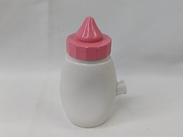 Interactive Doll Baby Bottle Replacement Pink White Plugs Into Hand - $8.95