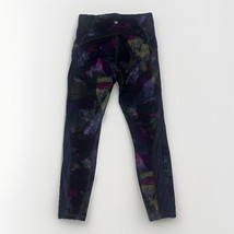 Lululemon Leggings Size 6 Mesh Panel Abstract Print Workout Yoga Pants - $28.70