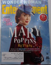 Entertainment Weekly Mary Poppins Return Wonder woman June 2017 - £2.40 GBP