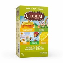 Celestial Seasonings Herbal Tea Sampler Caffeine Free Herbal Tea, 20 Count - £8.17 GBP