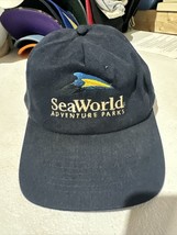 Sea World Hat Baseball Cap Adjustable Strap Back Blue Adults Adventure P... - £8.55 GBP