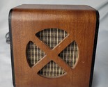 Vintage Argonne Electronics AR-30 Black Brown Wired Wooden Speaker Untested - £19.94 GBP