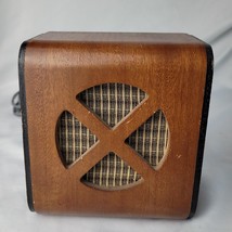 Vintage Argonne Electronics AR-30 Black Brown Wired Wooden Speaker Untested - $24.74