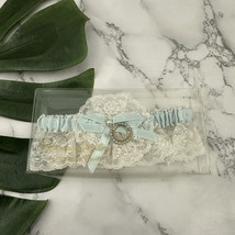 Vintage 60 Glamour Garters Horntense Hewitt Something Blue Lace Wedding ... - $301.39 MXN