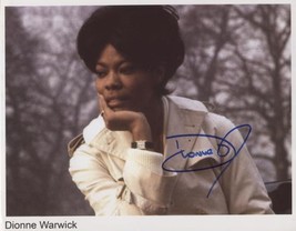Dionne Warwick SIGNED Photo + COA Lifetime Guarantee - $47.99
