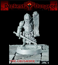 Crusader Paladin Knight DnD D&amp;D Fantasy miniature DARKEST DUNGEON - $5.99