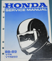 1988 1989 Honda VTR 250 Service Shop Repair Manual OEM 61KV001 - $78.83