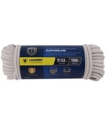 Tru-guard 641891 Diamond Braid Cotton Clothesline W/synthetic Core, 7/32... - $21.81