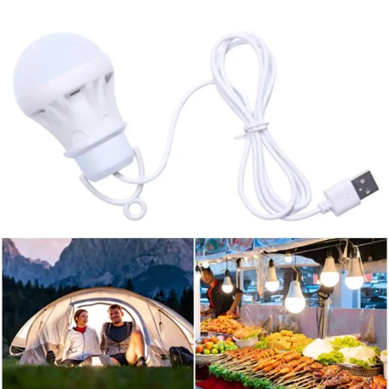 D bulb lights portable lighting for student study table lamp book light outdoor fishing thumb200