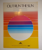 Out Run The Sun Billy Burnette Larry Henley Sheet Music 1980 Vintage Baby Chick - £34.31 GBP