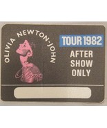 OLIVIA NEWTON-JOHN - VINTAGE ORIGINAL CLOTH TOUR CONCERT BACKSTAGE PASS - $10.00