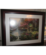 Thomas Kinkade Print &quot;Garden Of Prayer&quot; Framed, Matted &amp; Glass Signed &amp; ... - $643.20