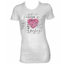 Popeye I Heart Popeye T-Shirt White - £6.01 GBP