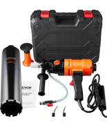 4In Handheld Wet Concrete Core Drill Rig, 1100-2400RPM Two Speed &amp; 1-1/4... - £267.87 GBP