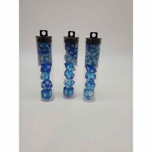 Blue Polyhedral 7 Dice Set for Gaming - Lot of 3 - $14.95